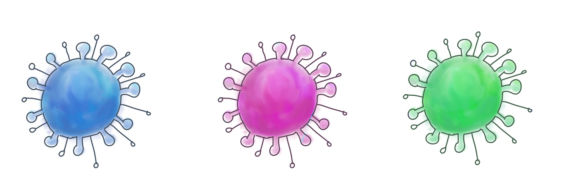 Coronavirus tegninger